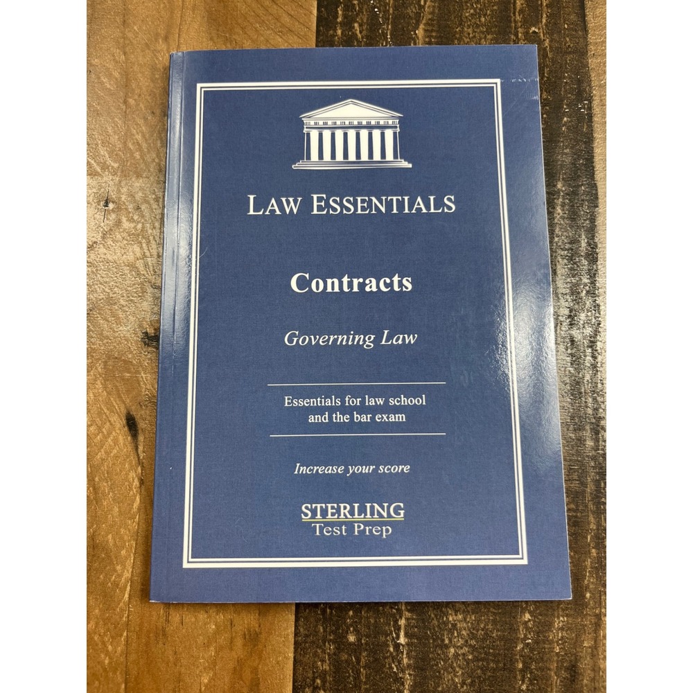 Sterling Test Prep Law Essentials Contracts Governing Law Bar Exam Study Guide